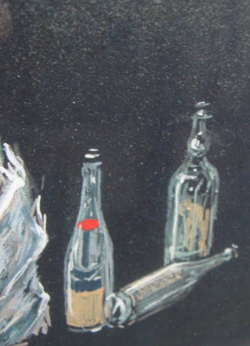 Signed Watercolor & Gouache on Paper, Greek scene - 4