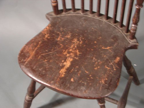 Antique Windsor chair, American ca. 1790 3'1"h x - 3