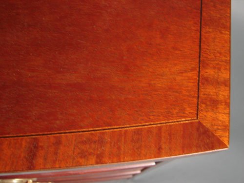 Councill Signed Mahogany Four Drawer Bow Front Ch - 3