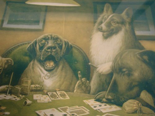 Two CM Coolidor Advertising Dog Prints. Matted an - 4