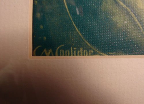 Two CM Coolidor Advertising Dog Prints. Matted an - 6