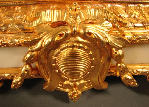 Antique French Figural Large & Important Gilt Bro - 5