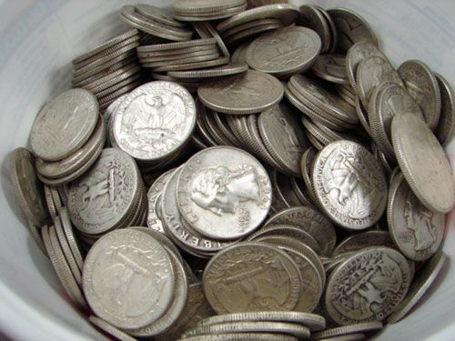 $86.25 in 90% U.S. silver plus $2.50 in 40% silve