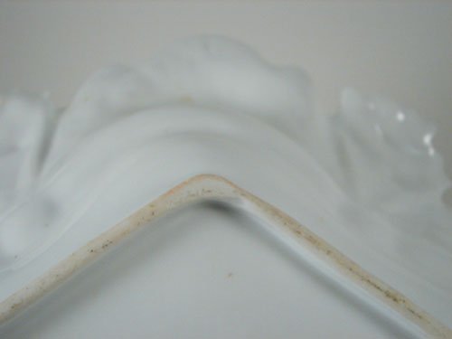 Antique RS Prussia type Porcelain Bowl with blown - 4