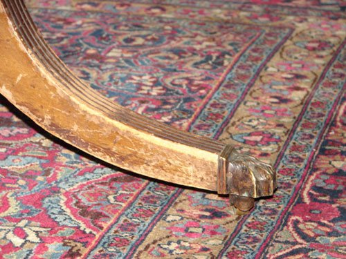 Federal Period Mahogany Banquet Table, triple ped - 4