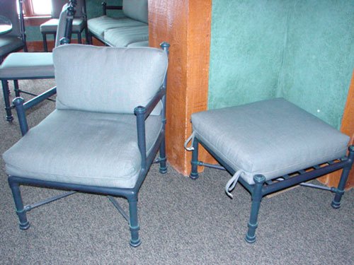 12 pc Cast Metal Patio / Sunroom Set - 3