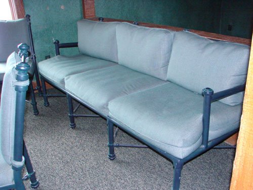 12 pc Cast Metal Patio / Sunroom Set - 4