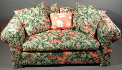 Cody & Wolf Sofa. 27" high by 69 1/2" wide by 40"