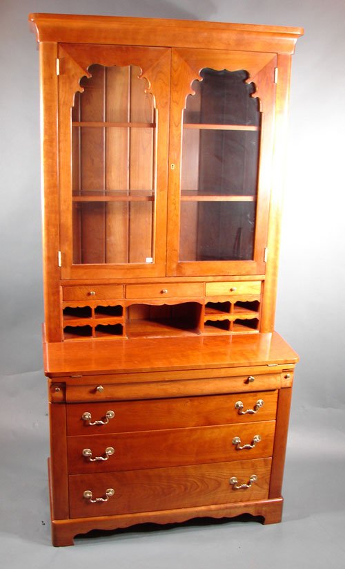 Stickley Signed Cherry Valley Secretary Desk. Vin