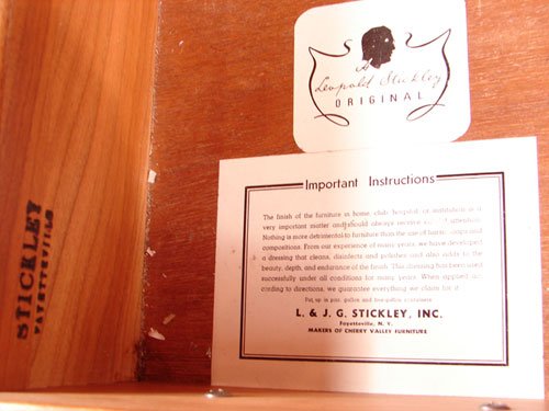 Stickley Signed Cherry Valley Secretary Desk. Vin - 6
