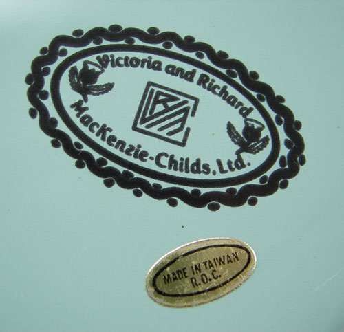 MacKenzie Childs Designed 7pc Enamelware Set inc - 4