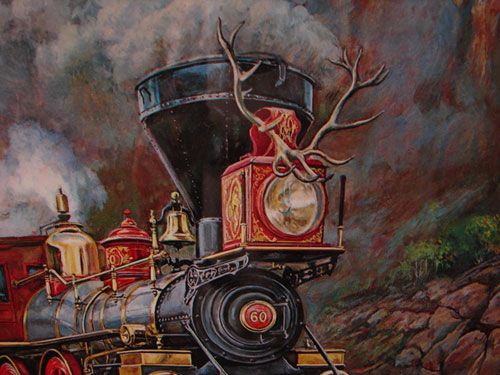 Theodore Xaras Original Pencil Signed Railroad Pr - 4