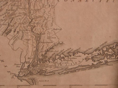 Map of the State of New York by Samuel Lewis. date - 3