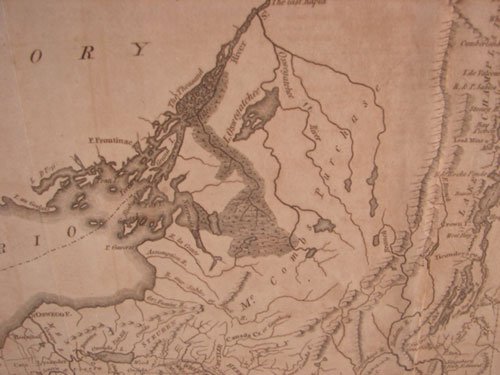 Map of the State of New York by Samuel Lewis. date - 4