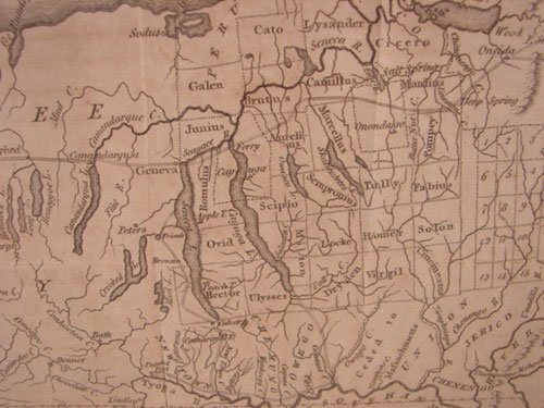 Map of the State of New York by Samuel Lewis. date - 5