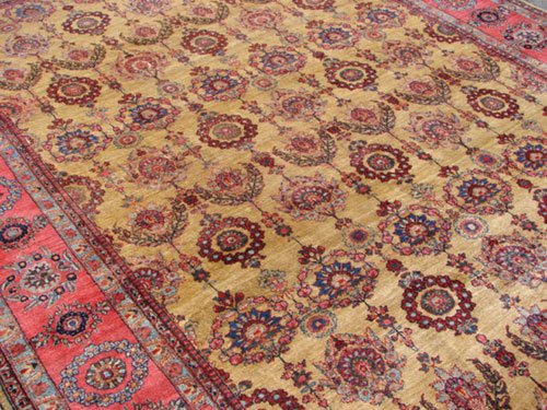 Antique Fereghan Sarouk Oriental Estate Carpet. I - 3