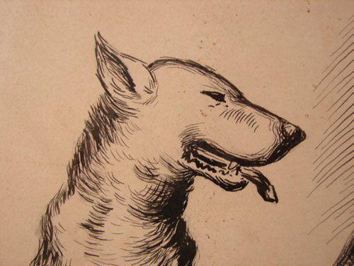 R.F. Outcault Original Signed Pen & Ink on Paper. - 6