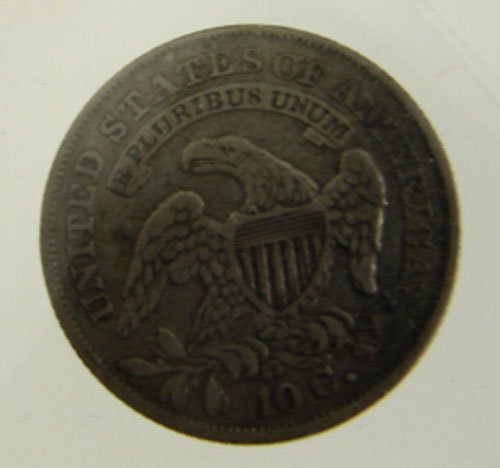 1833 Bust dime XF