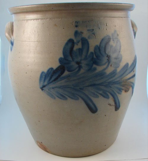 Cowden & Wilcox Harrisburg PA 5 gallon Ovoid Ston