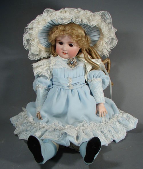Antique German C.M. Bergmann BBII Doll. 24". Bisq