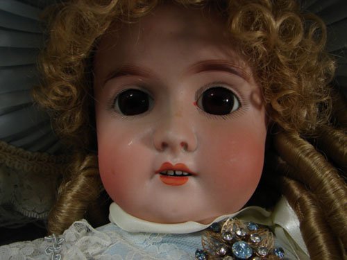 Antique German C.M. Bergmann BBII Doll. 24". Bisq - 5