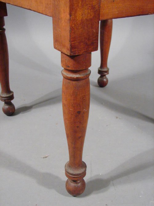 Antique American Cherry & Tiger Maple Two Drawer - 4