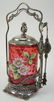 012N: Victor Silver Co Victorian Silver Plate & Enamel