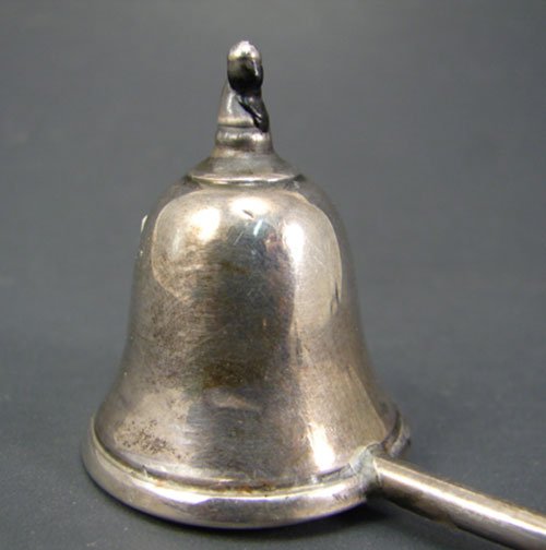 024A: Sterling Silver Handled Candle Snuffer. 9 5/8" lo - 3