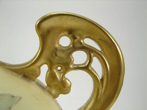Teplitz Amphora Signed Art Nouveau Hand Painted Vas - 3