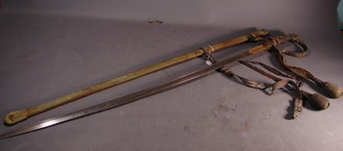 German WWI Military Sword with scabbard and tassel - 2