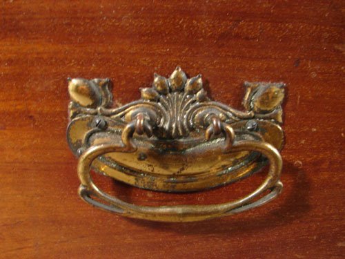 Art Nouveau Antique Mahogany Cabinet. ca. 1890. P - 5