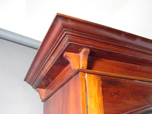 Art Nouveau Antique Mahogany Cabinet. ca. 1890. P - 7