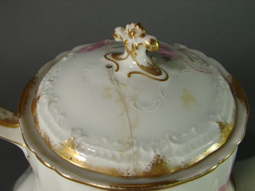 Haviland & Co Elegant Fine Porcelain 3pc Tea Serv - 3