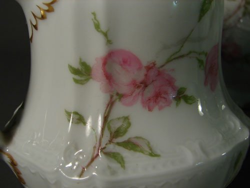Haviland & Co Elegant Fine Porcelain 3pc Tea Serv - 4