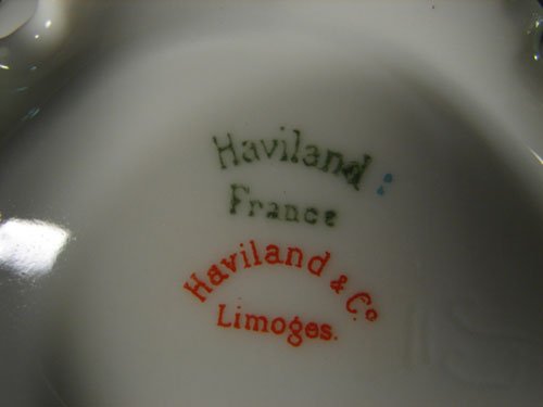 Haviland & Co Elegant Fine Porcelain 3pc Tea Serv - 5