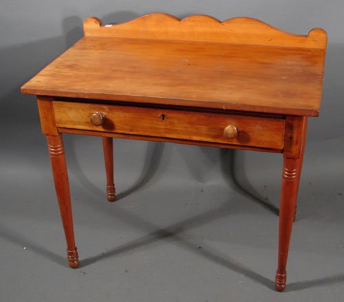 American Cherry 1 Drawer Work Stand / Server, Dov