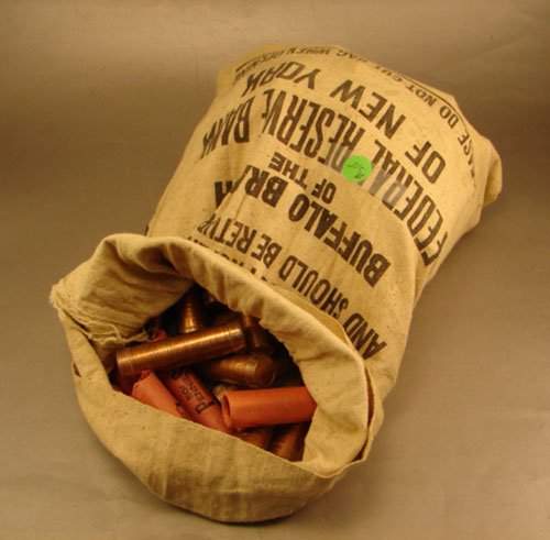 Bag of Wheat Cents 5,000 count all UNC Lincolns 1