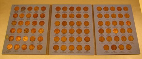 Set of Lincoln Cents 1909 to 1940PDS (no 1909S VD