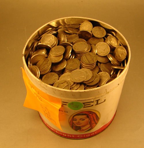Approx. 1,500 Liberty, Buffalo, War Nickels by we