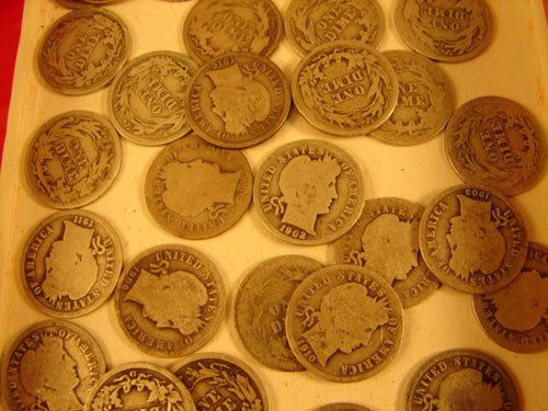 39 Barber Dimes AG/VF - 2