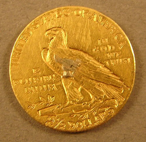 1911 $2 ½ Indian Gold Fine - 2