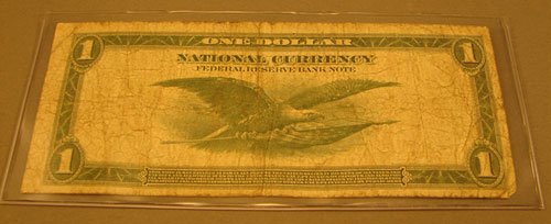 $1 Large National Currency 1914 New York good - 2
