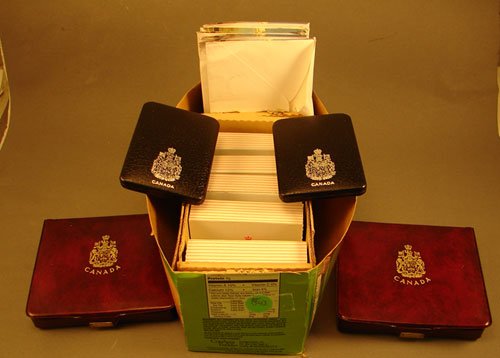 Canada proof and mint sets: two 1974 seven coin p