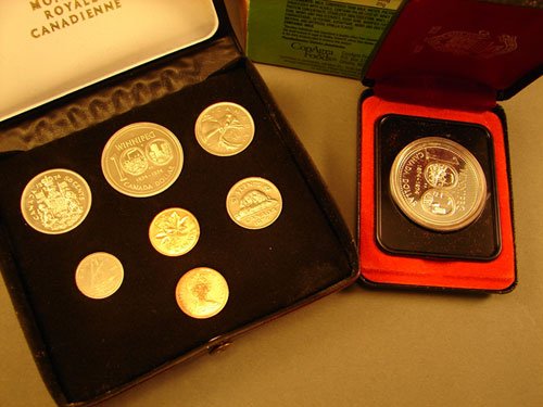 Canada proof and mint sets: two 1974 seven coin p - 2