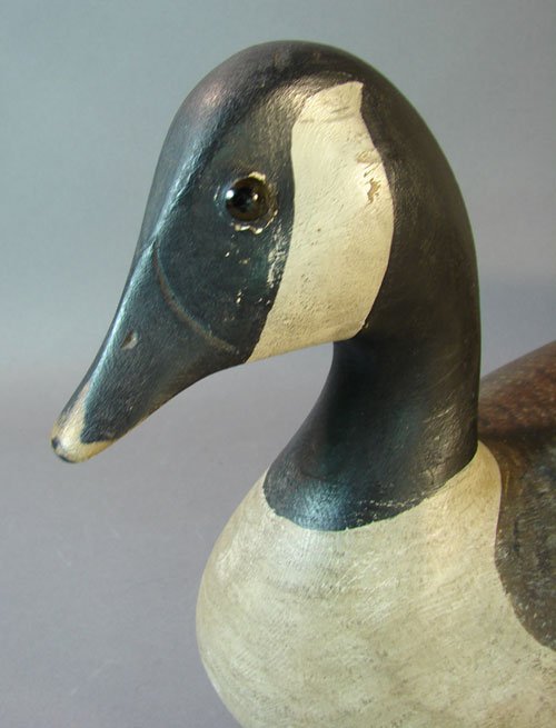 Goose Decoy. 8" tall x 17" long x 6 3/4" wide - 3