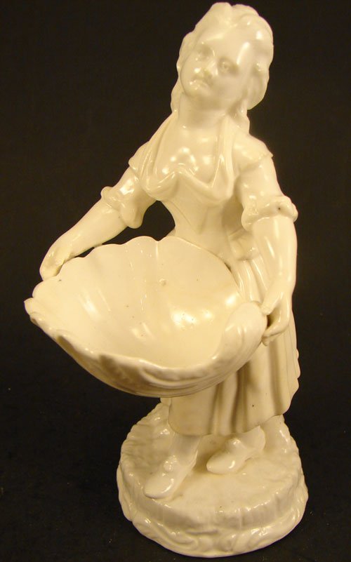 Dresden Antique Porcelain Figural Stands Sweet Meat - 2