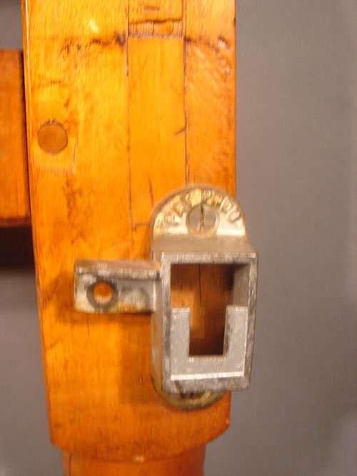American Cherry Four Post Rope Bed (Converted). ca - 4