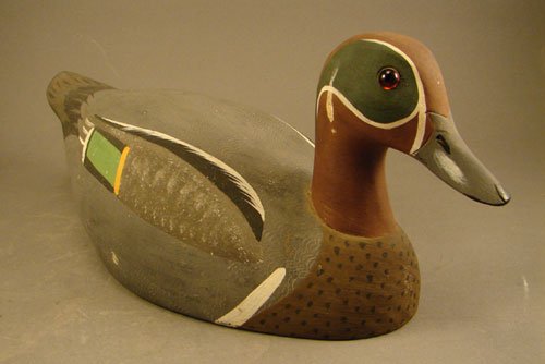 Ken Harris Decoy. Marked "Ken Harris Woodville NY"