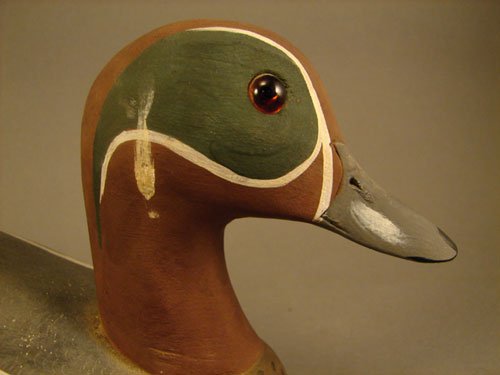 Ken Harris Decoy. Marked "Ken Harris Woodville NY" - 2