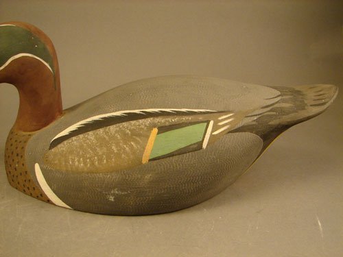 Ken Harris Decoy. Marked "Ken Harris Woodville NY" - 5